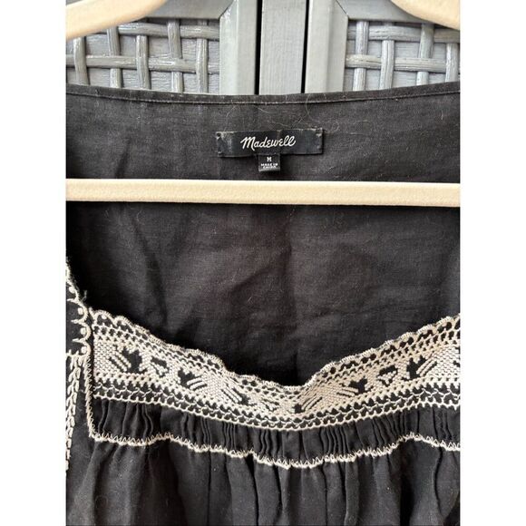 Madewell wildfield embroidered blouse, Small $98 E 34 - Picture 4 of 7